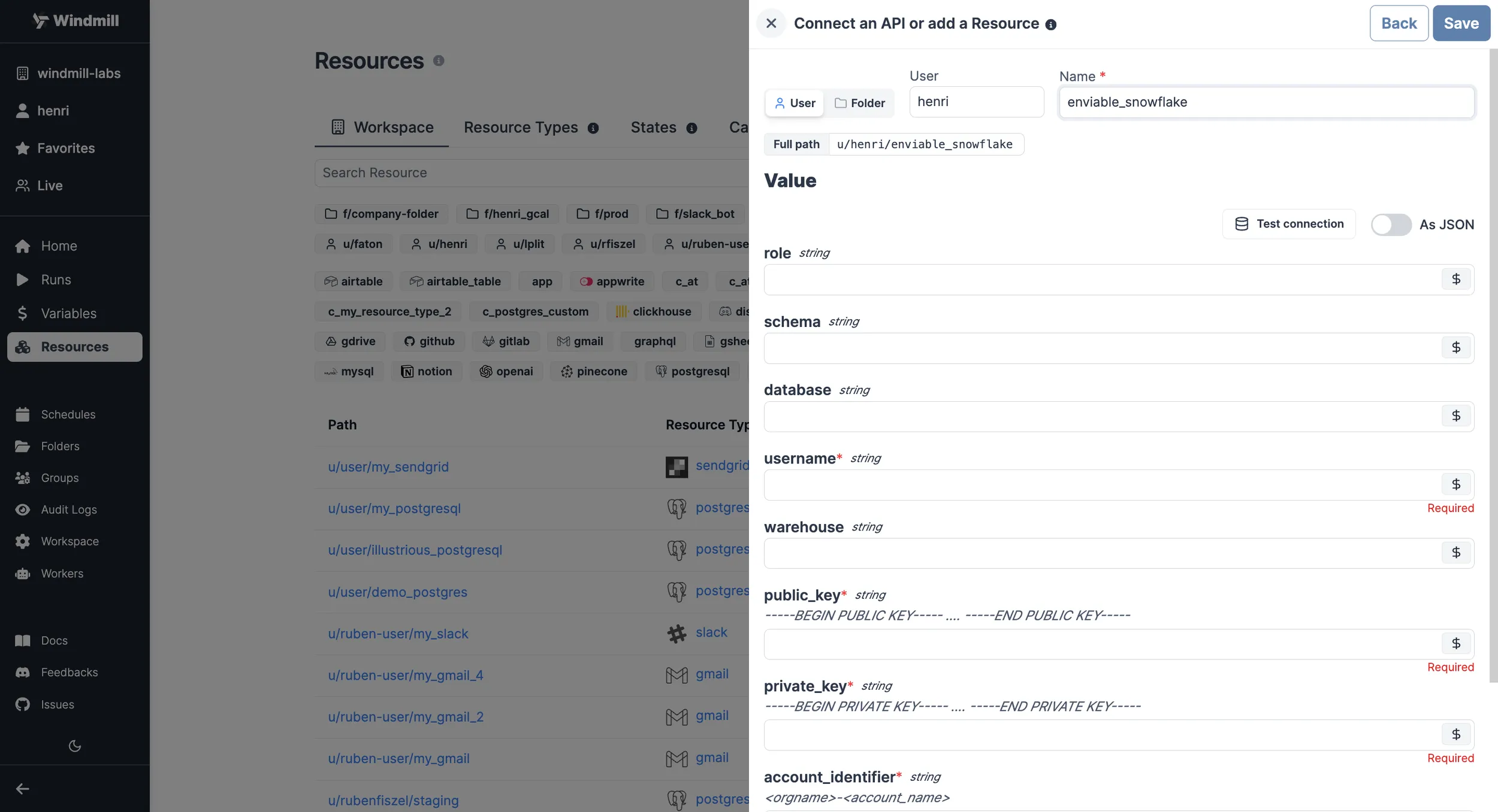 Add BigQuery Resource